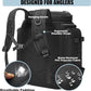 HAMBOLY Fishing Backpack with Rod Holders, 40L Tackle Box Backpack for Fishing Gear, Waterproof Fishing Bag for Men