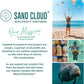 Sand Cloud Large Turkish Beach Towel - Sand Free - 100% Organic Turkish Cotton Yarn - Quick Dry Towel for Beach, Picnic Blanket or Throw - As Seen on Shark Tank - Boho Turquoise XL