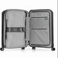 Traveler's Choice Pagosa Hardshell Expandable Luggage with Spinner Wheels, Black, 26-Inch Medium