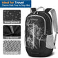 ZOMAKE Ultra Lightweight Packable Backpack 25L, Foldable Hiking Backpacks Water Resistant Small Folding Daypack for Travel(Black)