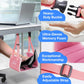 Portable Airplane Foot Hammock for Plane Travel with Memory Foam & Hardboard for No Feet or Leg Clashing - Long Flight Air Travel Essentials to Relax Feet Rest Flying Overseas by Beswalt (Pink)