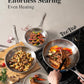 Stainless Steel Cookware Set,Tir-Ply Pots and Pans Set,13 Pcs Stainless Steel Induction Kitchen Cookware Sets,PFOA Free, Frying Pans,Saucepans,Saute Pan & Stock Pot,Compatible with All Cooktops