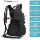 Water Buffalo Hydration Backpack - Sherpa 22L Hiking Backpack with Water Bladder - Water Backpack for Hiking with Waterproof Zippers, Phone & Pole Holders - Roamly
