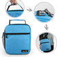 Hap Tim Insulated Lunch Bag for Men Women,Reusable Lunch Box, Spacious Lunchbox Adult, Blue (18654-BL)