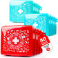 EVERLIT Pocket-Aid Mini First Aid Kit | Compact, Portable Hard-Shell Cases of 50 Items | Cuts, Scrapes, Wound Care Essentials for Travel, Outdoor, School, Camping, Home, Office (12 Packs | 600 Pcs)