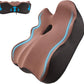 Seat Cushion, X-Large Memory Foam Office Chair Cushion, for Pressure Relief Sciatica & Pain Relief for Long Sitting Hours on Office/Home Chair, Car (Brown)