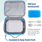 Wildkin Kids Insulated Lunch Box Bag for Boys & Girls, Reusable Kids Lunch Box is Perfect for Elementary, Ideal Size for Packing Hot or Cold Snacks for School & Travel Bento Bags (Sky Blue)