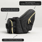 Tushbaby The Original Premium Quality Hip Seat Carrier – Safety-Certified Baby & Toddler Carrier with Secure Safety Buckles, No-Flimsy-Foam Design, Storage Pockets & Nursing Pillow. 0–3 yrs