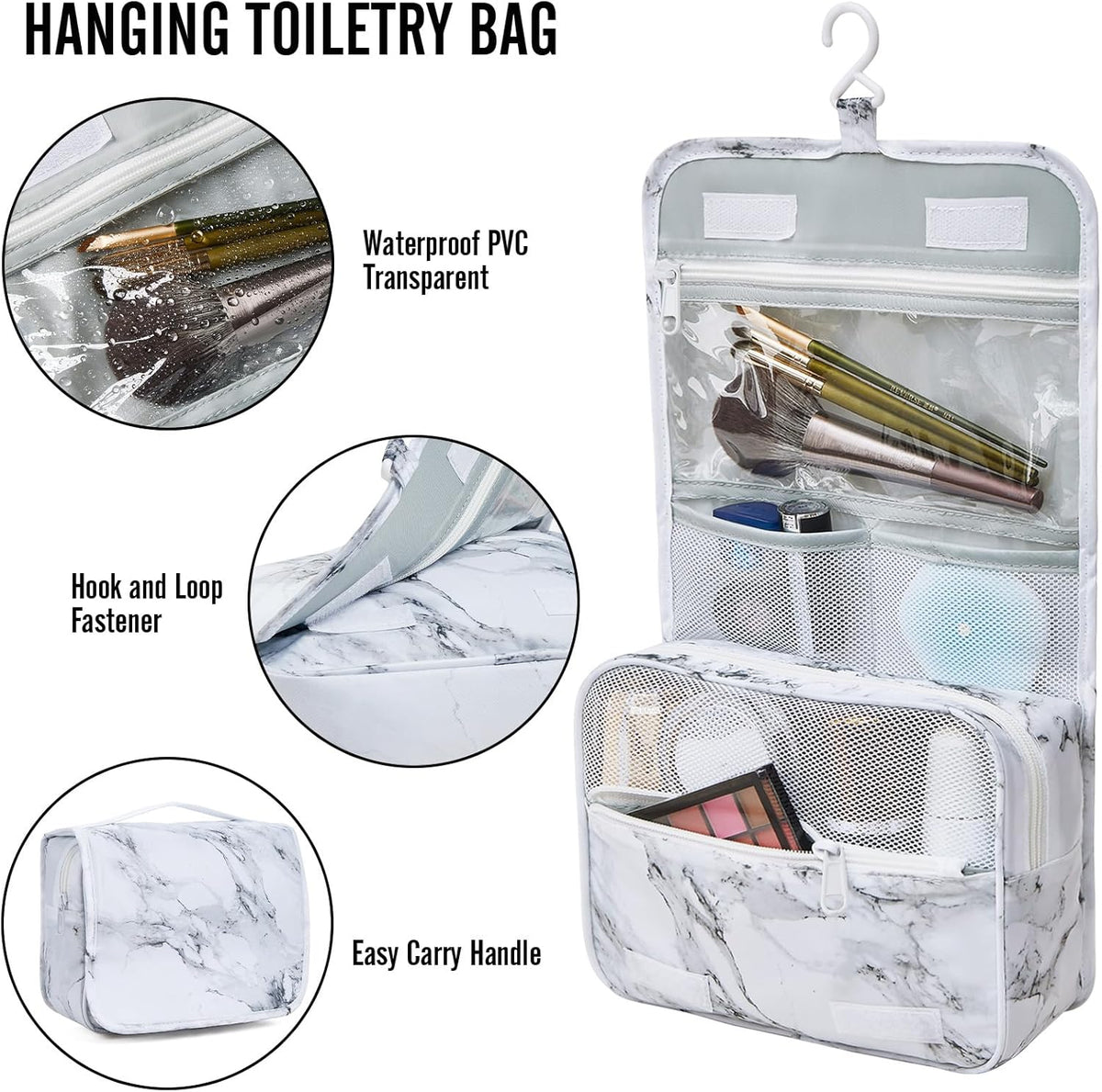 Veken 8 Set Packing Cubes for Travel Essentials, Suitcase Organizer Bags in 4 Sizes, Carry-On Luggage Accessories with Large Laundry & Hanging Toiletry Bag, Must-Have for Airplane, Road Trip & Camping - Roamly