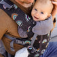 Beco 8 Baby Carrier from Newborn to Toddler (7-45lbs) - All in 1 Hybrid Front, Hip and Backpack Style Carrier with Breathable, Cooling Mesh - Boho Rainbow