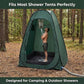 Upgraded Portable Shower Pan 41" x 41" x 5", Foldable Camping Shower Base with Waterproof Storage Bag, Dual Drain Holes, for RV Camping Outdoor Indoor & Portable Showers