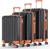 Nazhura Luggage Set, 3-Piece Hardside Suitcase Set, 20-inch Carry On, 24-inch, 28-inch Luggage
