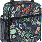 Hap Tim Insulated Lunch Bag Women, Reusable Lunch Box for Women & Men, Adluts Lunchbox for Office Work, Portable Lunchbag, Black Floral（18654-BF）