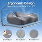 Seat Cushion, Extra Large Memory Foam Cushion for Office Chair Cushions, Ergonomic Cushions Pad Pillow for Pressure Relief Sciatica & Pain Relief for Long Sitting, Grey