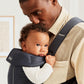 BabyBjörn Baby Carrier Mini, Anthracite, 3D Mesh | Newborn Carrier (7-25 lbs), Ergonomic, Easy-to-Use