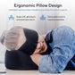 Travel Blanket Luxury Travel Set - Ergonomic Airplane Neck Pillow 100% Pure Memory Foam and Super Soft Fleece Blanket - Premium 3D Sleep Mask & Earplugs - Ultimate 4-in-1 Traveling Kit Black
