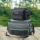 THKFISH Waterproof Fishing Tackle Bags, Saltwater Resistant Large Fishing Tackle Bag, 1000D PVC Waterproof Fishing Gear Storage Store 3600 3700 Trays