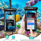 Hiearcool Waterproof Pouch for iPhone, Waterproof Phone Bag Travel Essentials Cruise Accessories Must Haves-4Pack Black