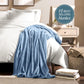 Bare Home Fleece Blanket - Throw/Travel - Ultra-Soft Lightweight for Bed, Sofa, and Couch - Luxury Microplush - Cozy Warm Blanket (Throw/Travel, Coronet Blue)