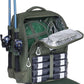 Fishing Backpack with Tackle Boxes and Rod Holders 40L; Plus Rain Cover, Padded Back Support, Insulated Front Pocket for Hot/Cold Lunch, Water Bottle Holder(Army Green)