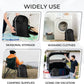 Laundry Bag with Locking Closure Drawstring – Extra Large Heavy Duty 100% Nylon, Large & Foldable Clothes Sack – Lightweight Dirty Laundry Organizer for Travel, Dorm, Gym – L 40" x H 50" (BLACK)