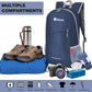 ZOMAKE Lightweight Packable Backpack 20L, Foldable Backpacks Small Daypack for Hiking Water Resistant Day Bag for Travel