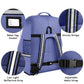 Car Seat Travel Bag - Padded Car Seat Carrier with Steel Cable Handle and Reflective Stripes, Large Durable Airport Gate Check Bag with Shoulder Strap