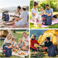Cooler Backpack - 40 Cans Insulated Leak Proof Backpack Cooler Portable Picnic Camping Beach Hiking BBQ Picnic Bag for Men and Women -Blue