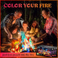 MEKER Fire Color Changing Packets - Fire Pit, Campfires, Outdoor Fireplaces, Bonfire - Magic Colorful Changing Fire - Perfect Fire Camping Accessories for Kids & Adults (48 Pack)