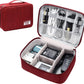 Electronics Organizer Travel Universal Cable Organizer Bag Waterproof Electronics Accessories Storage Cases for Cable, Charger, Phone, USB, SD Card, Hard Drives, Power Bank, Cords