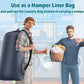Heavy Duty Laundry Bag 2 Pack XL Nylon Laundry Bags with Straps, Washable Large Dirty Clothes Organizer with Drawstring Closure, Travel Washing Bag Fit a Laundry Hamper or Basket