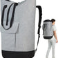 Laundry Bag for College, 115L Heavy Duty Laundry Backpack with Shoulder Straps, Large Dirty Clothes Bag for Dorm, Apartment and Laundromat, Laundry Duffle Bag for Travel, Beach, Camping, oyster grey