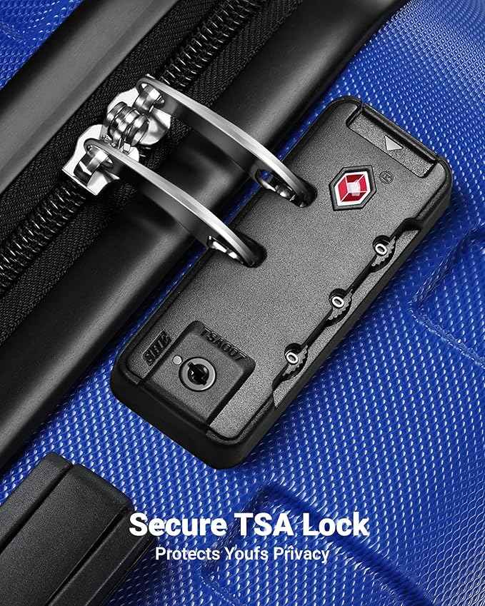 Suitour Luggage Sets 2 Piece with Spinner Wheels,Hard Shell 20 Carry on Suitcase and 28 inch Luggage with Spinner Wheels Suitcase Set with TSA Lock(20in/28in)