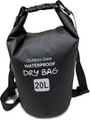 EliteShield Waterproof Dry Bag backpack Roll Top Closure Rafting Boating Black 10L With Free Phone case