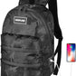 Backpack Bag With TSA Lock & Key-Smell Proof-Water Resistant Laptop Daypack Travel bags for Men & Women Travel (Camouflage Black)