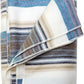 Alpaca Wool Throw Blanket | Super Soft, Lightweight, Breathable and Hypoallergenic | Non-Itchy or Scratchy (Blue White Varicolored, Queen (U.S. Standard))