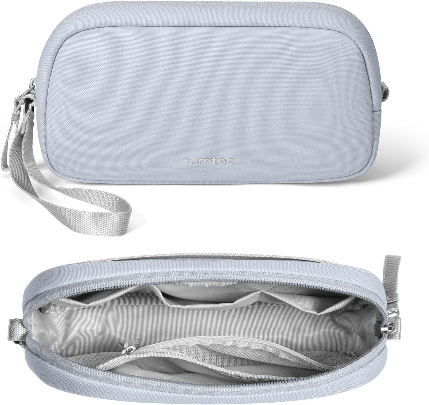 tomtoc Electronics Organizer Travel Case Performance, Water Resistant Bag Cable Tech Pouch Accessories, Carry Storage for Cord, Phone, Cables, Airpods, USB Flash Drive, Daily Items - Roamly