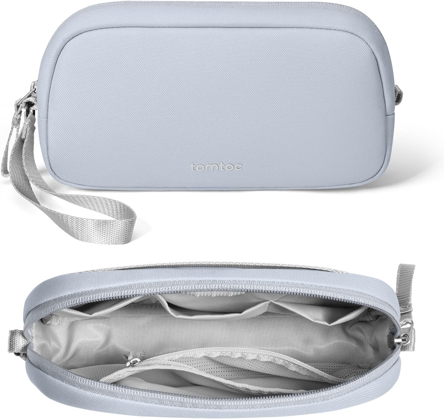 tomtoc Electronics Organizer Travel Case Performance, Water Resistant Bag Cable Tech Pouch Accessories, Carry Storage for Cord, Phone, Cables, Airpods, USB Flash Drive, Daily Items - Roamly