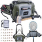 Goture Waterproof Fishing Waist Pack, IPX8 840D TPU Large Tackle Bag with Rod Holder, Airtight Zipper Closure, Fly Fishing Bag with Adjustable Waist Strap, Sling Fanny Pack with 30pcs Flies, Fly Box