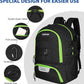 LARIPOP Soccer Backpack Soccer Bag with Ball Holder & Shoe Compartment Youth Sports Equipment Training Bag