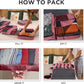 Large Packing Cubes for Suitcases - 5 Pcs set of Packing Cubes for Travel Carry on Suitcase Organizer Bags - Travel Cubes Organizer Bags for Luggage - Roamly