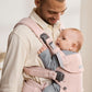 BabyBjörn Baby Carrier Harmony, Light Pink, Woven Mélange | 3-in-1 Ergonomic Baby Carrier; Newborn, Facing-in, Outward-Facing, and Back Carrying Positions Supported (7-40 lbs), Newborn to Toddler