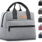 HOMESPON Insulated Lunch Bag for Women Men Lunch Box Cooler Lunch Tote for Work Picnic (Grey)