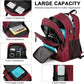 Red Backpack for School, School BackPack for Teens, Boys and Girls, with 15.6 inch Laptop Bookbag for College High School, Large Computer Back Pack with Compartments for Men & Women