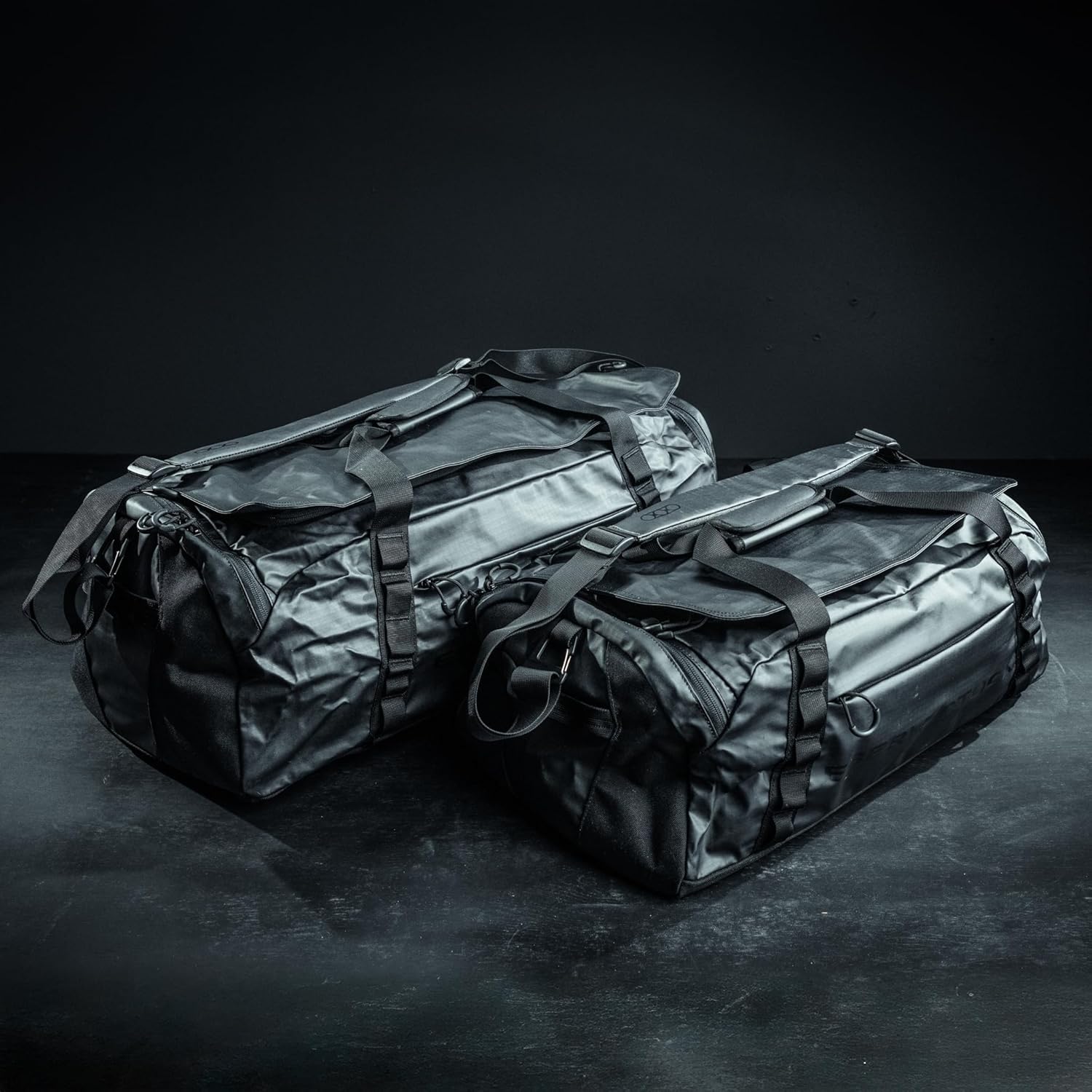 Eberlestock Hyllus Duffel Bag for Men - Durable, Water-Resistant, Small Men's Duffle Bag with Zipper Pockets, Ideal for Travel & Gym, Tactical Gear Bag, Hunting, Fishing, Camping - Black, 45L - Roamly