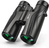 10x42 UHD Binoculars for Adults High Powered Waterproof Large View with Clear Vision & Compact Binocular Essentials for Hunting Camping Cruise Travel Bird Watching Sports