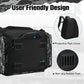 Piscifun Fishing Tackle Backpack with Rod Holders & 4 Tackle Boxes, 42L Outdoor Fishing Bag with Waterproof Rain Cover