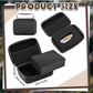 EVA Hard Case with Customizable Foam Protective EVA Carrying Case Shockproof Outdoor for Camera, Digital Products, Electronic Instruments with Knife(Black,12.6 x 12.2 x 3.5 Inch)