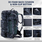 Goture Fishing Backpack with Cooler,72L Large 600D Tackle Backpack with Rod Holders,Dry & Wet Split Compartment,Adjustable Main Compartment,Rain Cover,Insulated Tactical Bag for Travel Camping Hiking