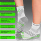 TechWare Pro Plantar Fasciitis Socks – Cushion Ankle Compression Socks Women & Men. Achilles Tendonitis Brace & Arch Support